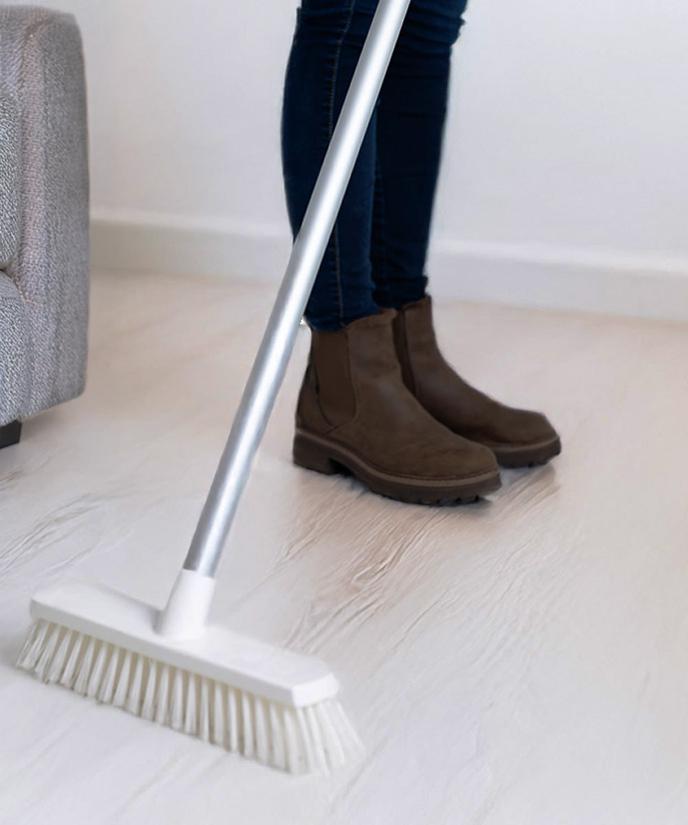 Everyday Sweeping Broom 280mm - White (Stiff)